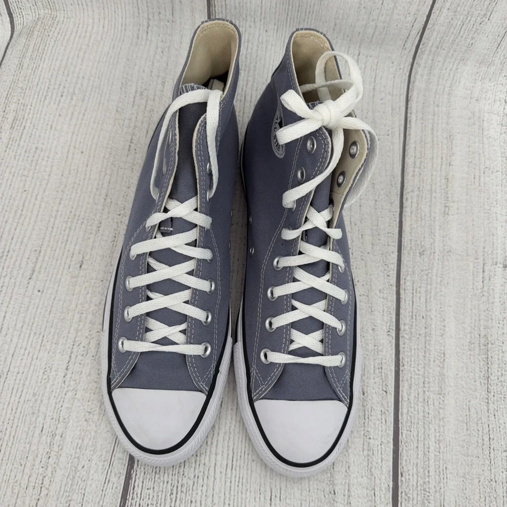 Converse Chuck Taylor All Star Sneakers Mens 10 Lunar Grey High Tops A13843F - Picture 3 of 11